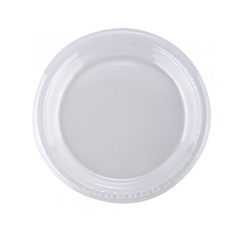 Disposal plate without corner small - 1pack